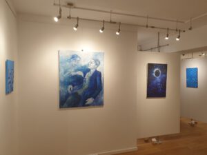 Gemeinschafts-Ausstellung "Blau" im Kunstverein Bad Neustadt