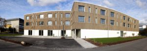 Panorama-Aufnahme des gesamten Schulwohnheims